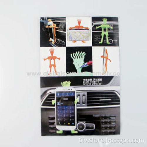 Colorful silicone car mobile phone holder for iPhone/Samsung